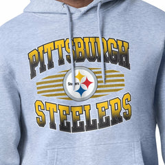 Pittsburgh Steelers Starter Team Grit Graphic Hoodie Heather Gray | NFL