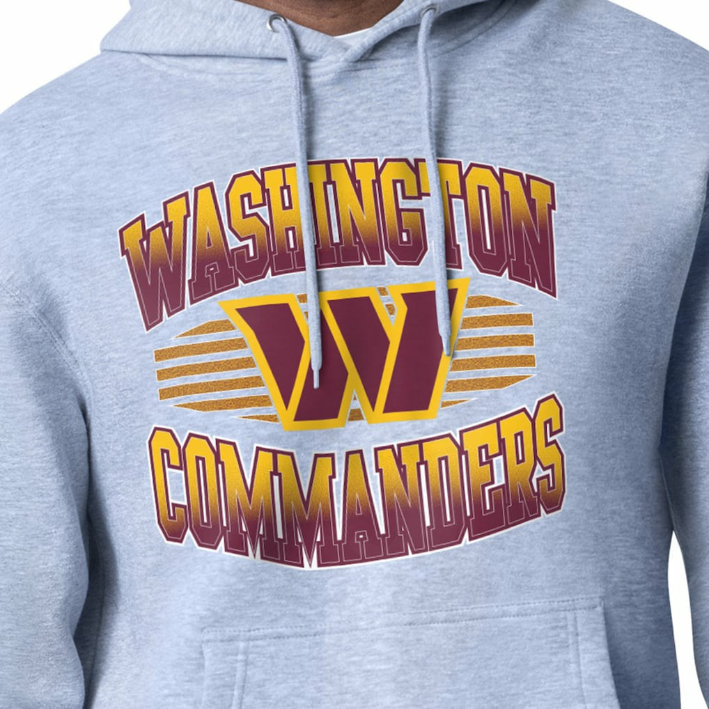Washington Commanders Starter Team Grit Graphic Hoodie Heather Gray | NFL