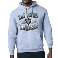 Las Vegas Raiders Starter Team Grit Graphic Hoodie Heather Gray | NFL