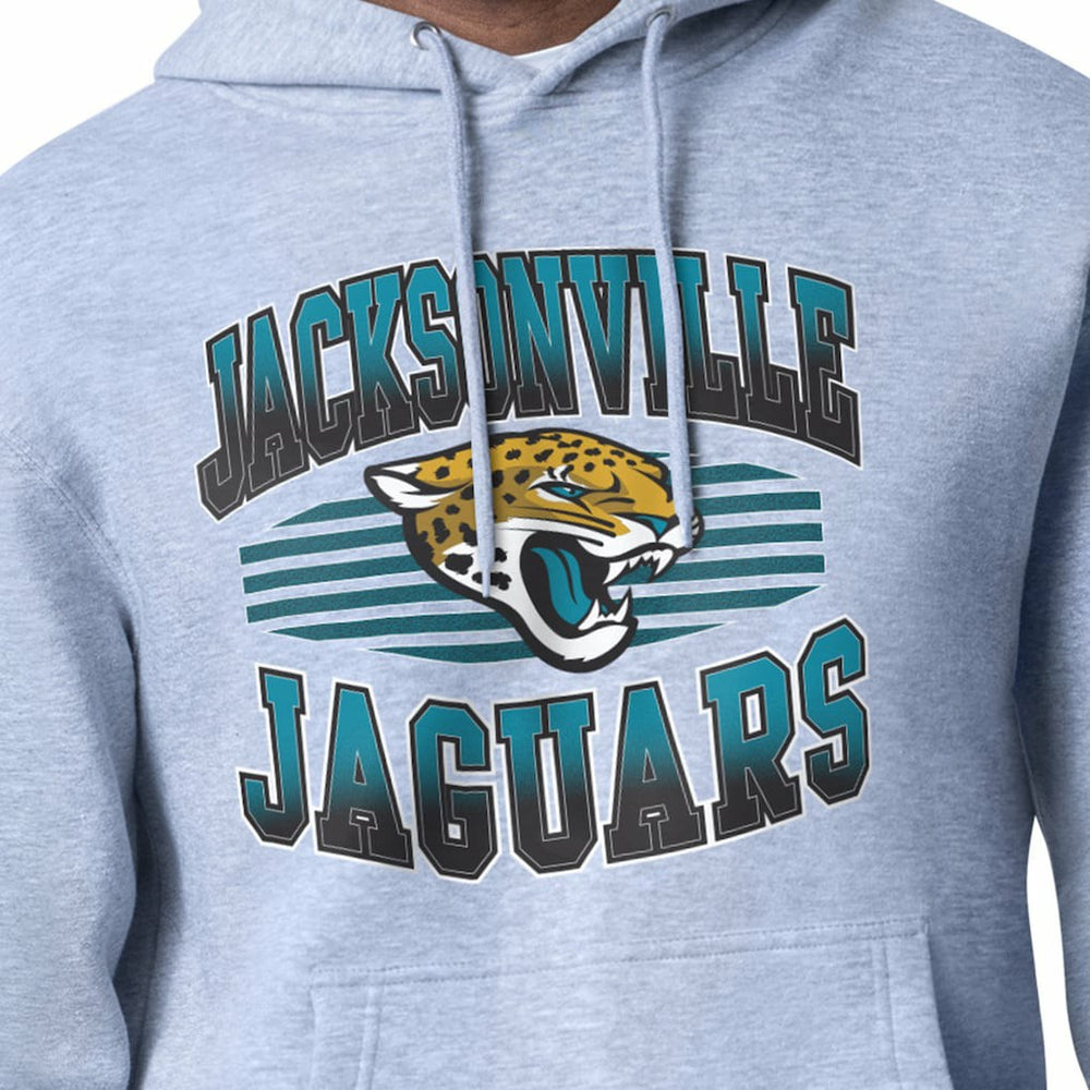 Jacksonville Jaguars Starter Team Grit Graphic Hoodie Heather Gray | NFL