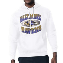 Baltimore Ravens Starter Team Grit Graphic Hoodie White | NFL