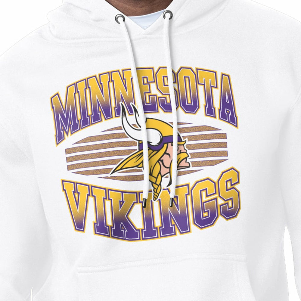 Minnesota Vikings Starter Team Grit Graphic Hoodie White | NFL