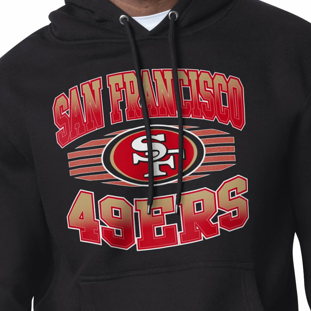 San Francisco 49ers Starter Team Grit Graphic Hoodie Black | NFL
