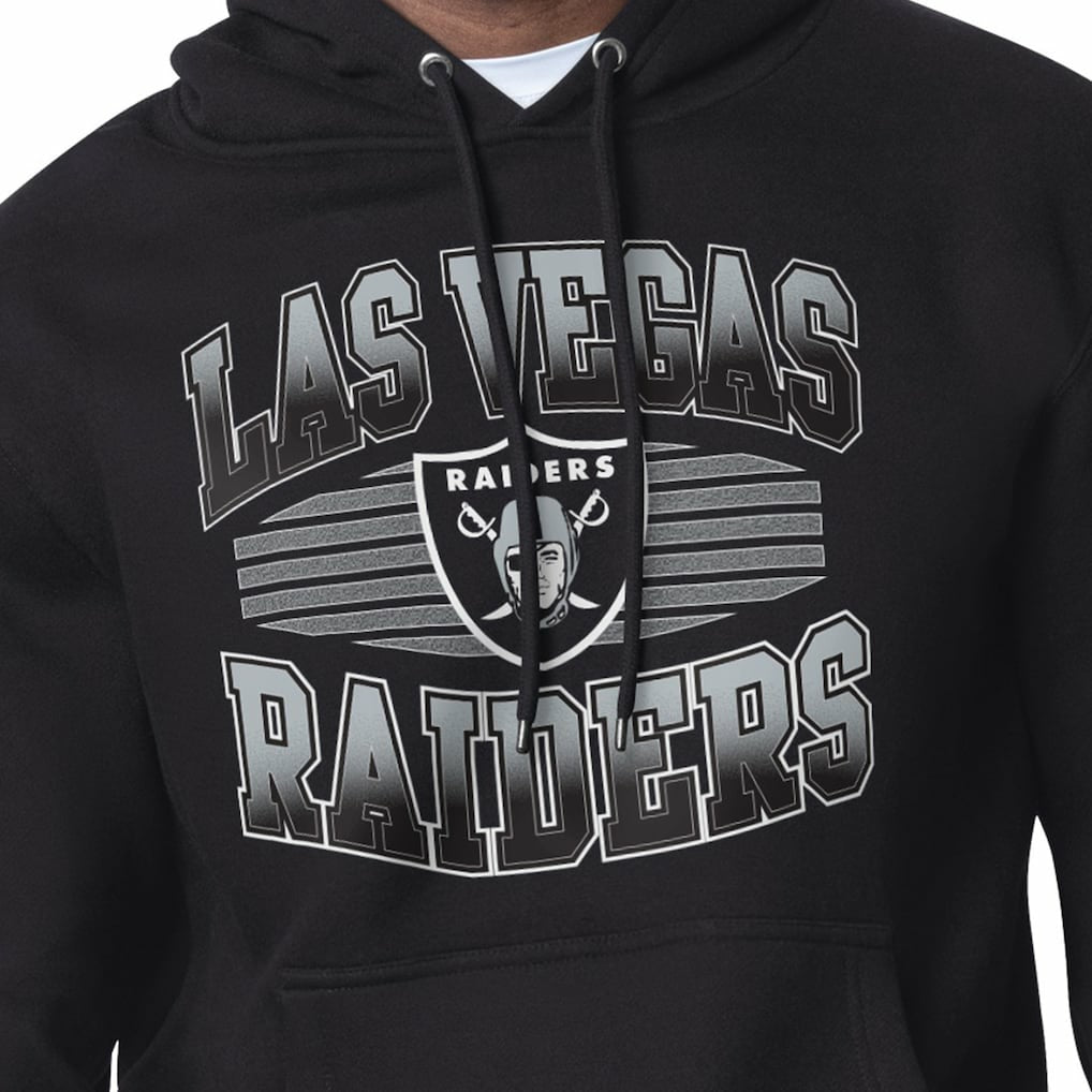Las Vegas Raiders Starter Team Grit Graphic Hoodie Black | NFL