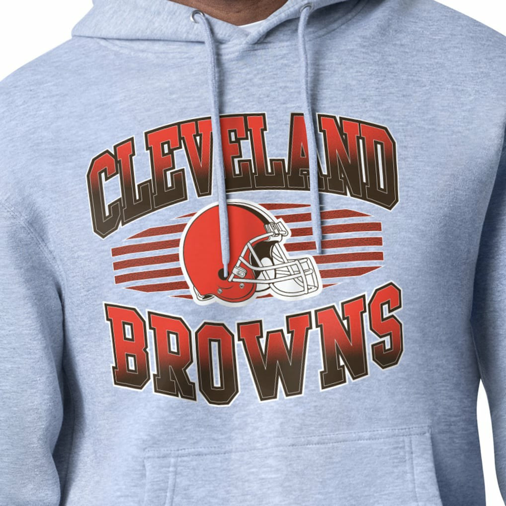 Cleveland Browns Starter Team Grit Graphic Hoodie Heather Gray | NFL