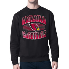 Arizona Cardinals Starter Team Grit Graphic Fleece Pullover Sweatshirt Black | NFL