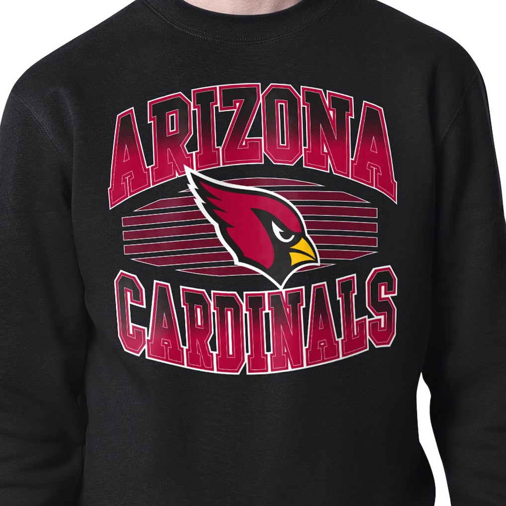 Arizona Cardinals Starter Team Grit Graphic Fleece Pullover Sweatshirt Black | NFL