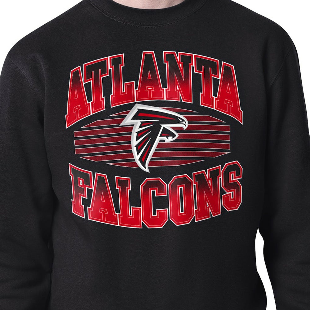 Atlanta Falcons Starter Team Grit Graphic Fleece Pullover Sweatshirt Black | NFL