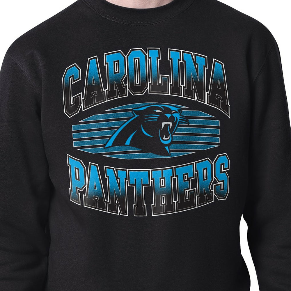 Carolina Panthers Starter Team Grit Graphic Fleece Pullover Sweatshirt Black | NFL