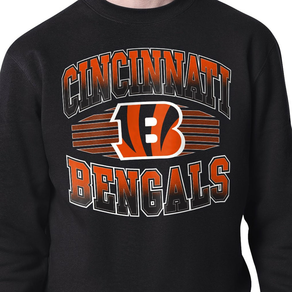 Cincinnati Bengals Starter Team Grit Graphic Fleece Pullover Sweatshirt Black | NFL
