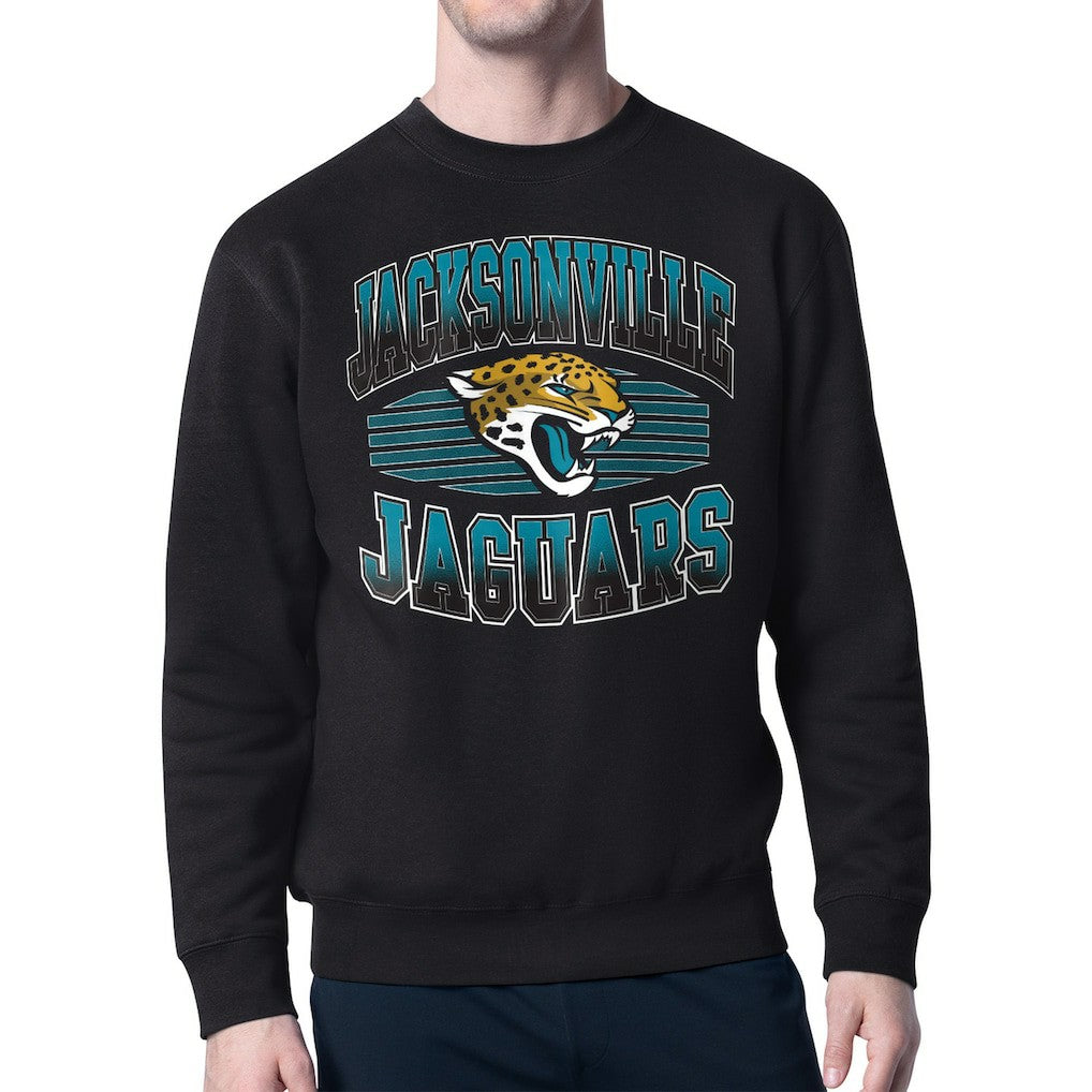 Jacksonville Jaguars Starter Team Grit Graphic Fleece Pullover Sweatshirt Black | NFL