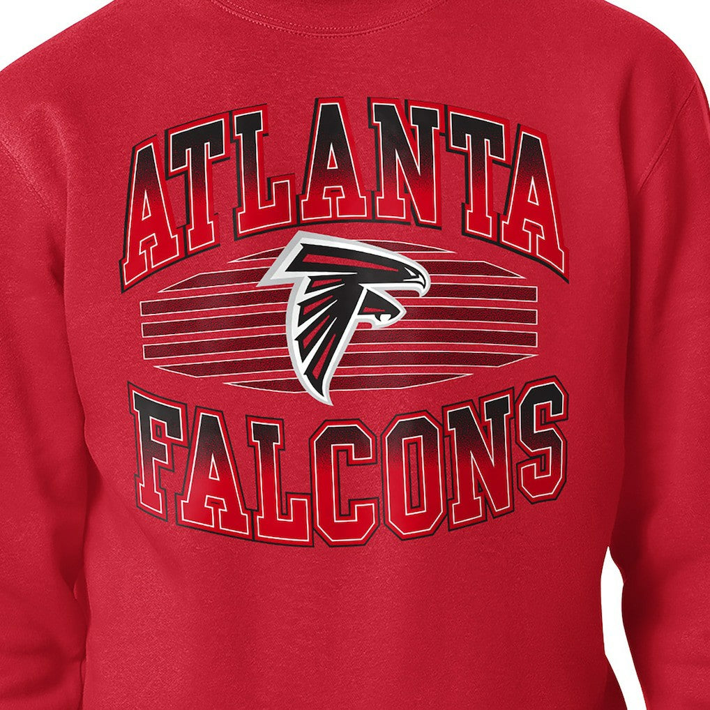 Atlanta Falcons Starter Team Grit Graphic Fleece Pullover Sweatshirt Red | NFL