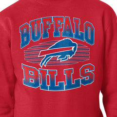 Buffalo Bills Starter Team Grit Graphic Fleece Pullover Sweatshirt Red | NFL