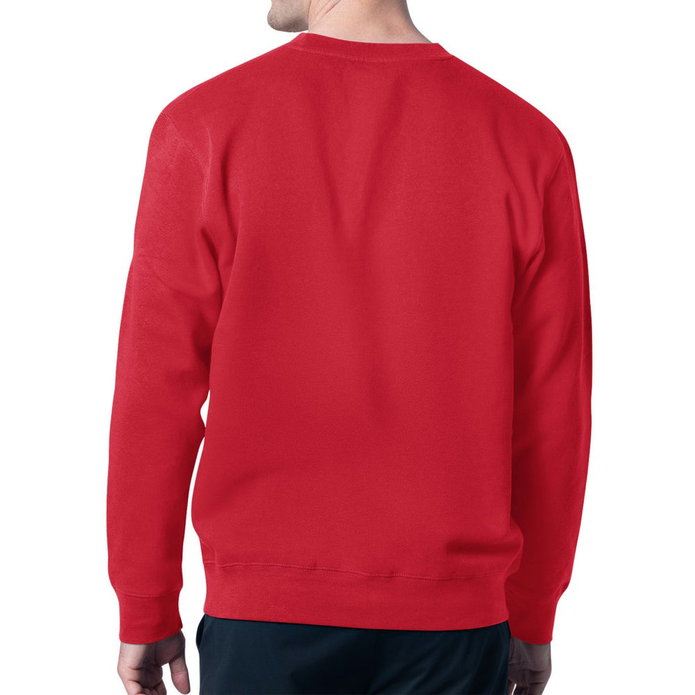 Houston Texans Starter Team Grit Graphic Fleece Pullover Sweatshirt Red | NFL