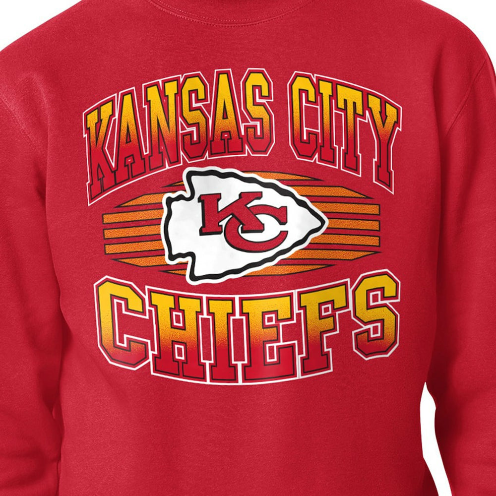 Kansas City Chiefs Starter Team Grit Graphic Fleece Pullover Sweatshirt Red | NFL