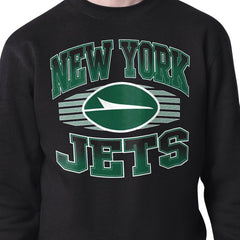 New York Jets Starter Team Grit Graphic Fleece Pullover Sweatshirt Black | NFL