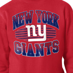 New York Giants Starter Team Grit Graphic Fleece Pullover Sweatshirt Red | NFL