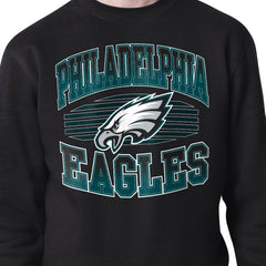 Philadelphia Eagles Starter Team Grit Graphic Fleece Pullover Sweatshirt Black | NFL