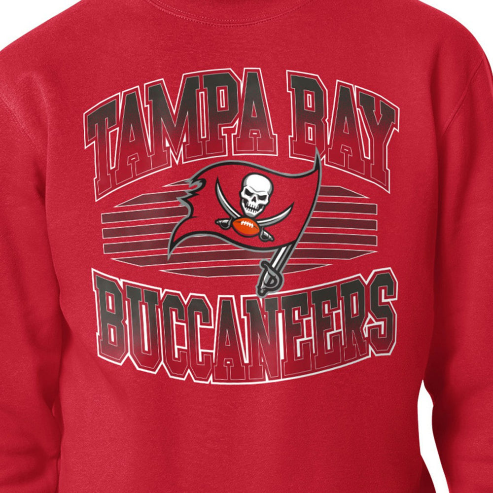 Tampa Bay Buccaneers Starter Team Grit Graphic Fleece Pullover Sweatshirt Red | NFL