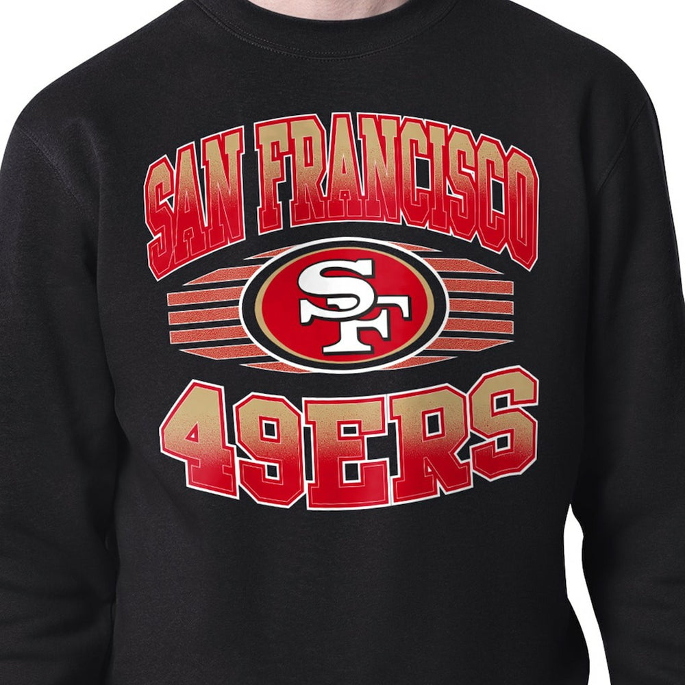 San Francisco 49ers Starter Team Grit Graphic Fleece Pullover Sweatshirt Black | NFL