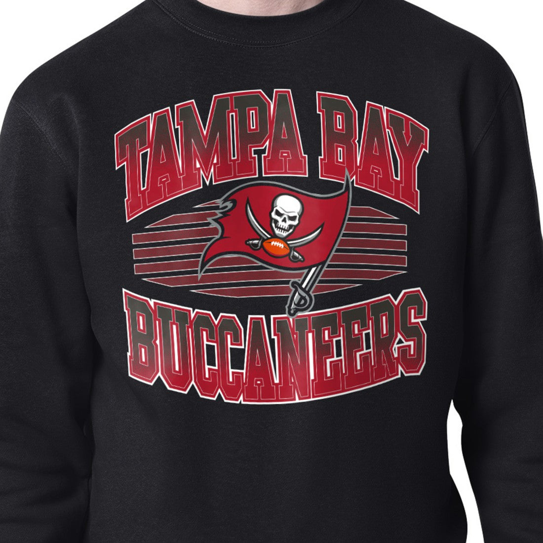 Tampa Bay Buccaneers Starter Team Grit Graphic Fleece Pullover Sweatshirt Black | NFL