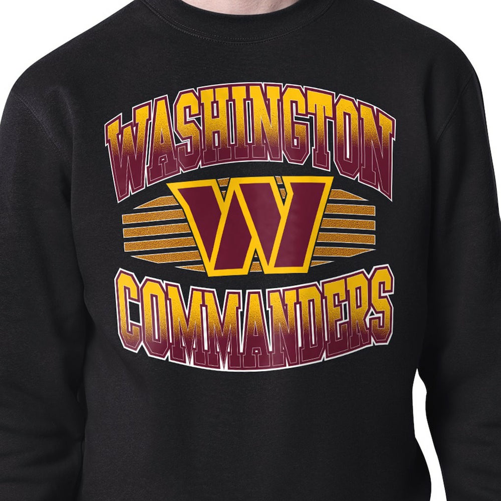 Washington Commanders Starter Team Grit Graphic Fleece Pullover Sweatshirt Black | NFL