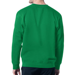 Philadelphia Eagles Starter Team Grit Graphic Fleece Pullover Sweatshirt Kelly Green | NFL