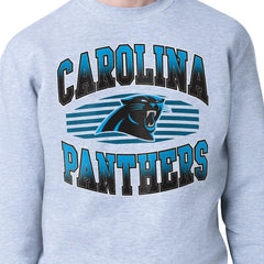 Carolina Panthers Starter Team Grit Graphic Fleece Pullover Sweatshirt Heather Gray | NFL
