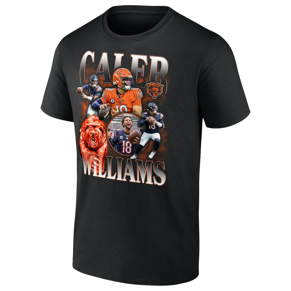 Caleb Williams Chicago Bears Notorious Graphic T-Shirt Black | NFL