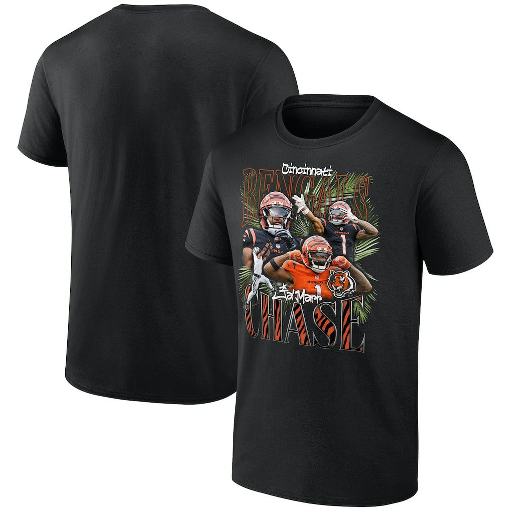 Ja'Marr Chase Cincinnati Bengals Notorious Graphic T-Shirt Black | NFL