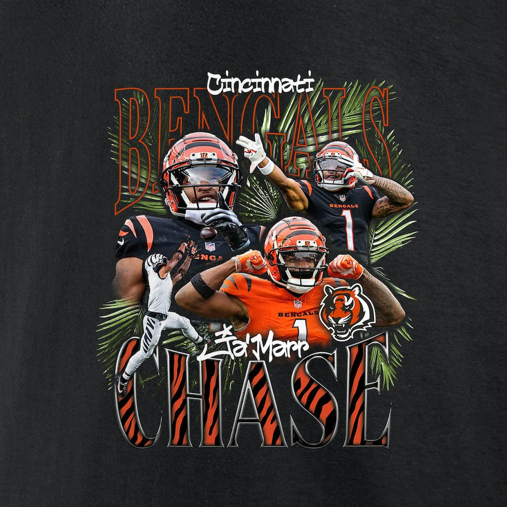 Ja'Marr Chase Cincinnati Bengals Notorious Graphic T-Shirt Black | NFL