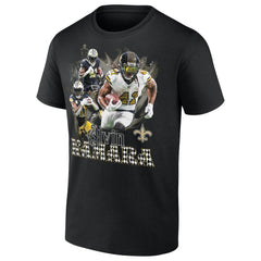 Alvin Kamara New Orleans Saints Notorious Graphic T-Shirt Black | NFL