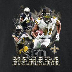 Alvin Kamara New Orleans Saints Notorious Graphic T-Shirt Black | NFL