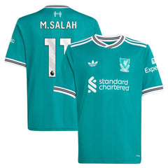 Mohamed Salah Liverpool Youth 2025/26 Third Replica Player Jersey Green | Adidas Online