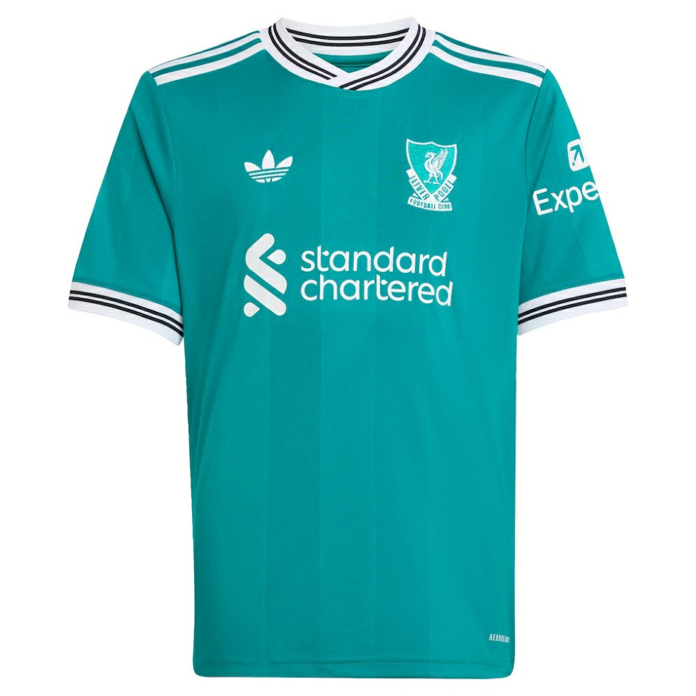 Mohamed Salah Liverpool Youth 2025/26 Third Replica Player Jersey Green | Adidas Online