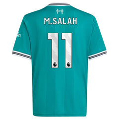 Mohamed Salah Liverpool Youth 2025/26 Third Replica Player Jersey Green | Adidas Online
