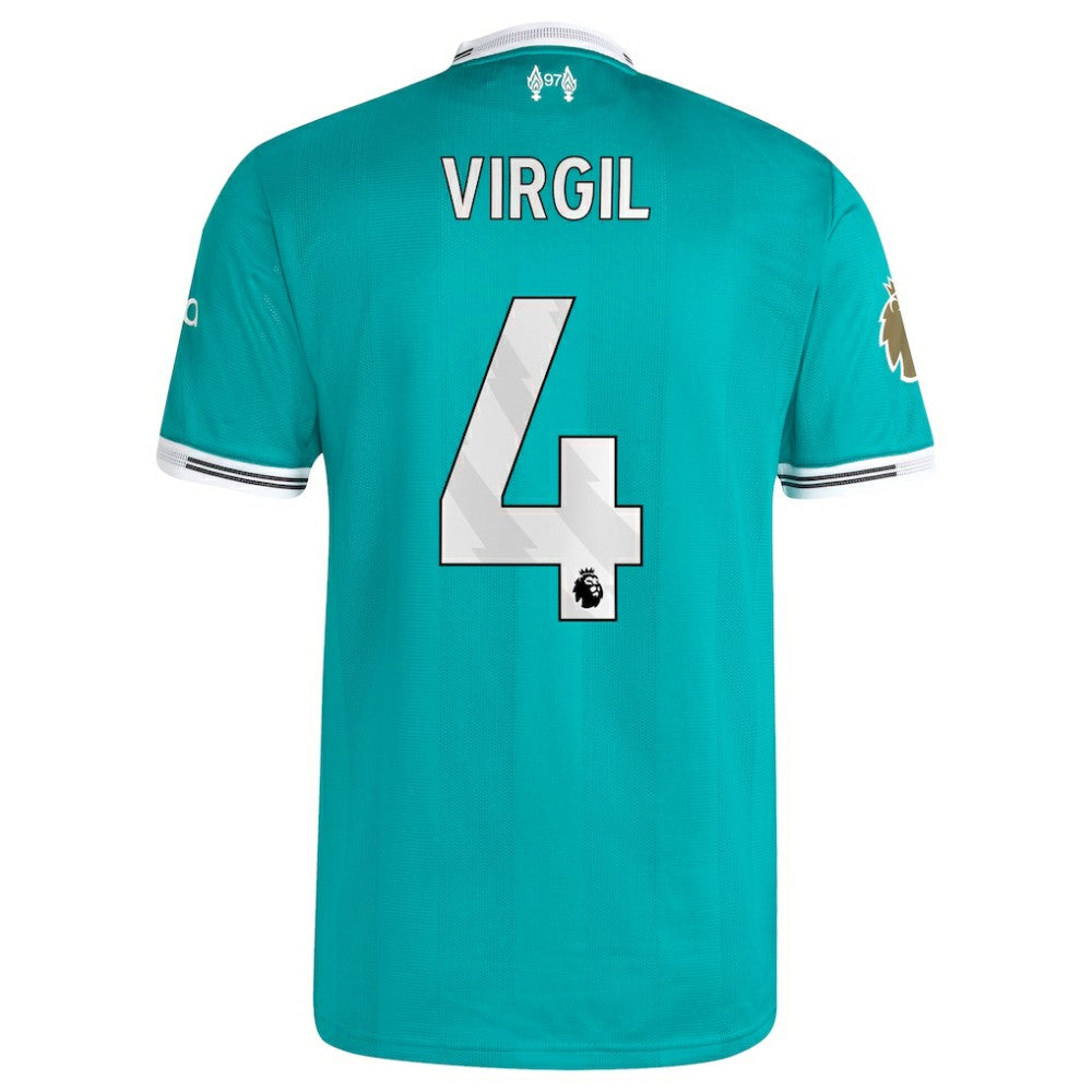 Virgil van Dijk Liverpool 2025/26 Third Player Jersey Green | Adidas online