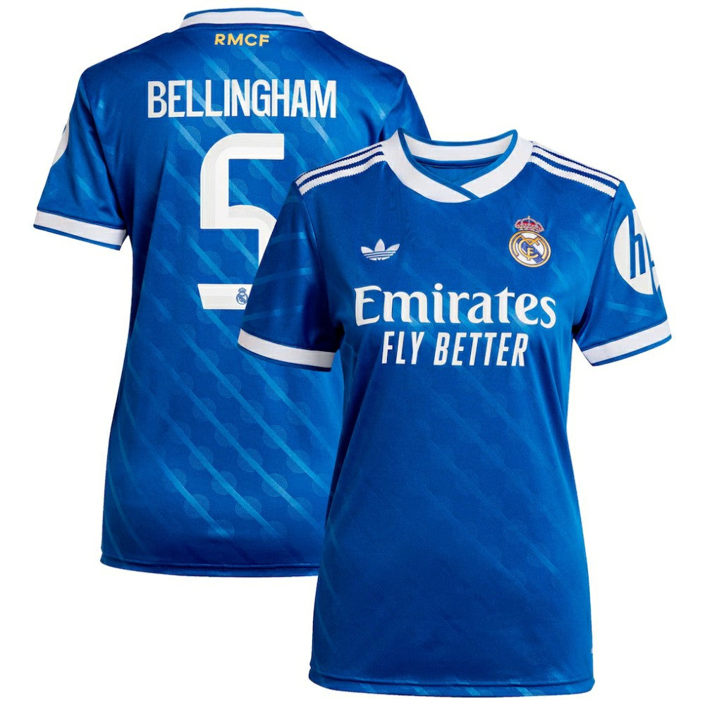Jude Bellingham Real Madrid Women's 2025/26 Third Replica Player Jersey Blue | Adidas discount