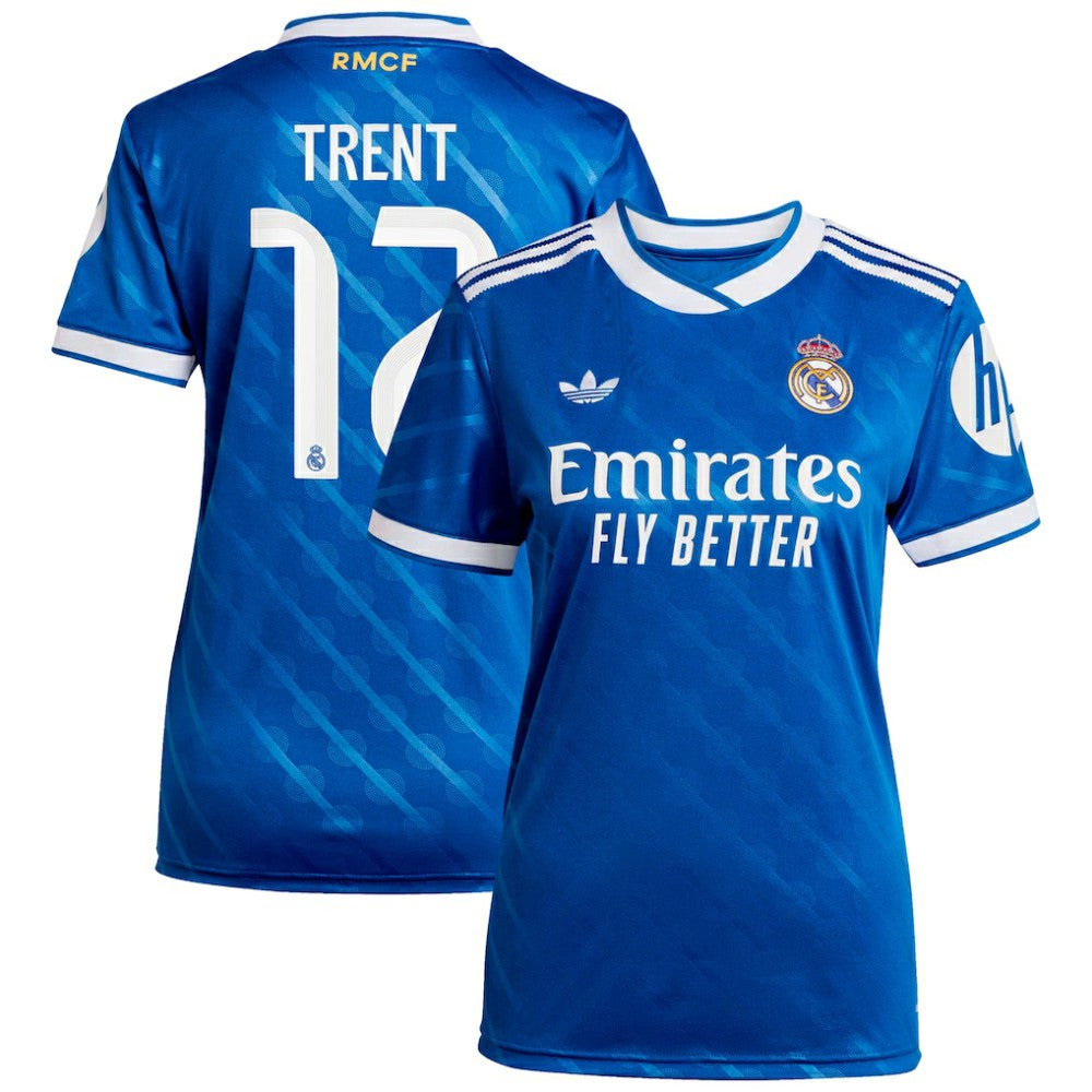 Trent Alexander-Arnold Real Madrid Women's 2025/26 Third Replica Player Jersey Blue | Adidas Online