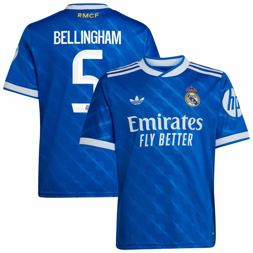 Jude Bellingham Real Madrid Youth 2025/26 Third Replica Player Jersey Blue | Adidas Online