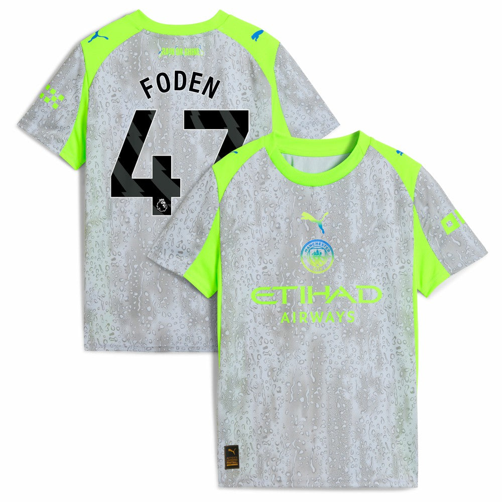 Manchester City Youth 2025/26 Third Replica Jersey Green/Neon Green | Puma discount