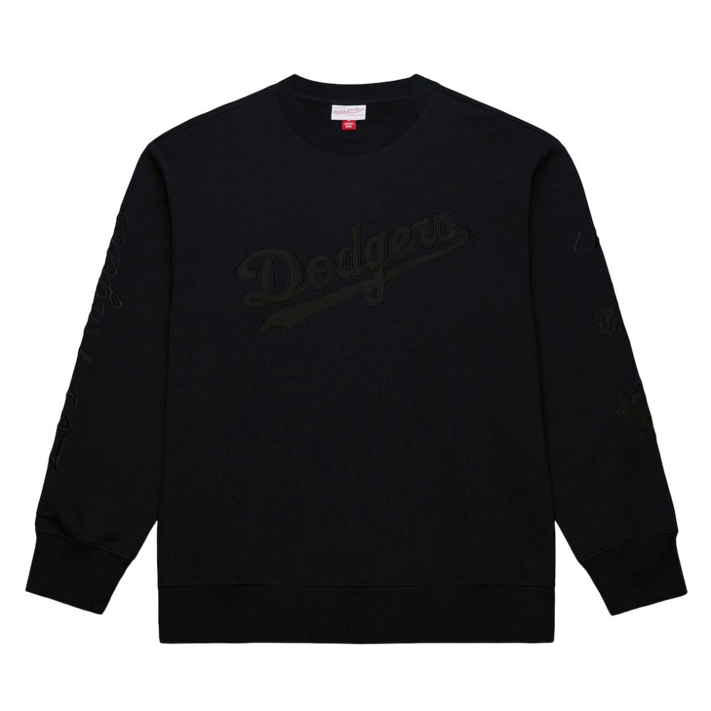 Los Angeles Dodgers Mitchell & Ness Phantom Fleece Crewneck Sweatshirt - MLB
