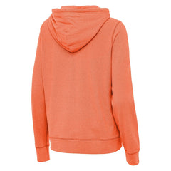 Cincinnati Bengals Antigua Women's Streak Justice Pullover Hoodie Heather Orange | NFL