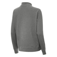 Cincinnati Bengals Antigua Women's Streak Crush Quarter-Zip Pullover Heather Black | NFL