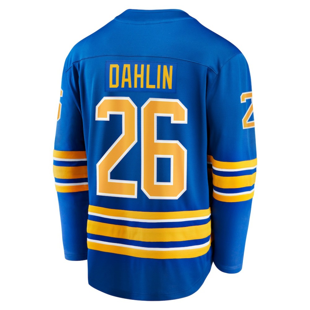 Rasmus Dahlin Buffalo Sabres Fanatics Home Captain Patch Breakaway Jersey - Royal - NHL