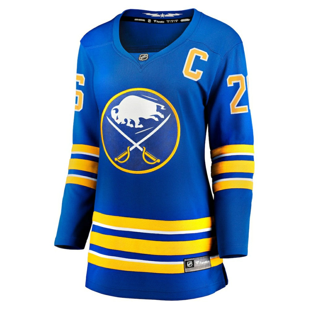 Rasmus Dahlin Buffalo Sabres Fanatics Women's Home Captain Patch Breakaway Jersey - Royal - NHL