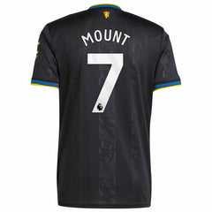 Mason Mount Manchester United 2025/26 Third Replica Player Jersey Black | Adidas Sale