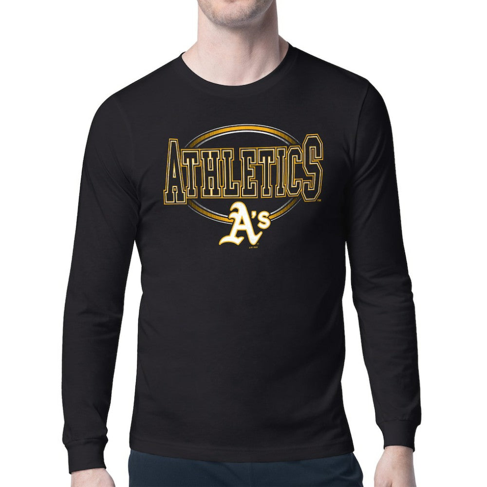 Athletics Starter Team Track Graphic Long Sleeve T-Shirt - MLB