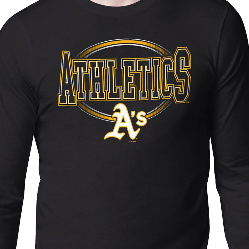Athletics Starter Team Track Graphic Long Sleeve T-Shirt - MLB