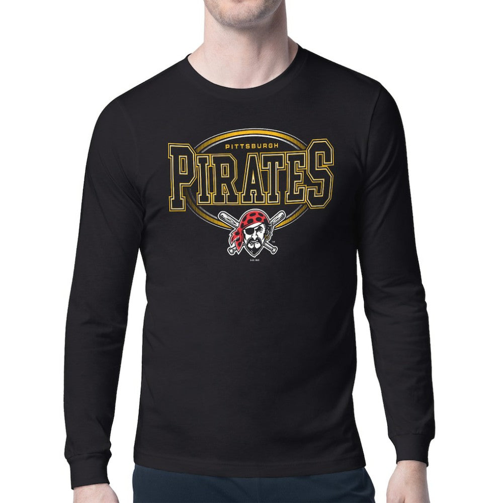 Pittsburgh Pirates Starter Team Track Graphic Long Sleeve T-Shirt - MLB